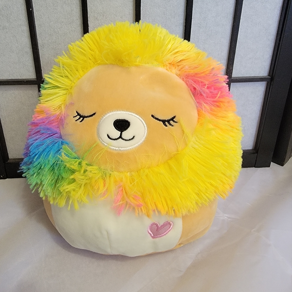Squishmallows Colorful Leonard the Lion